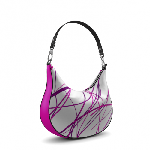 Accented Curve Hobo Bag